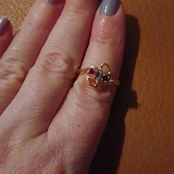 💙🌹Gold-plated Mother's ring. yellow - Picture 7 of 7